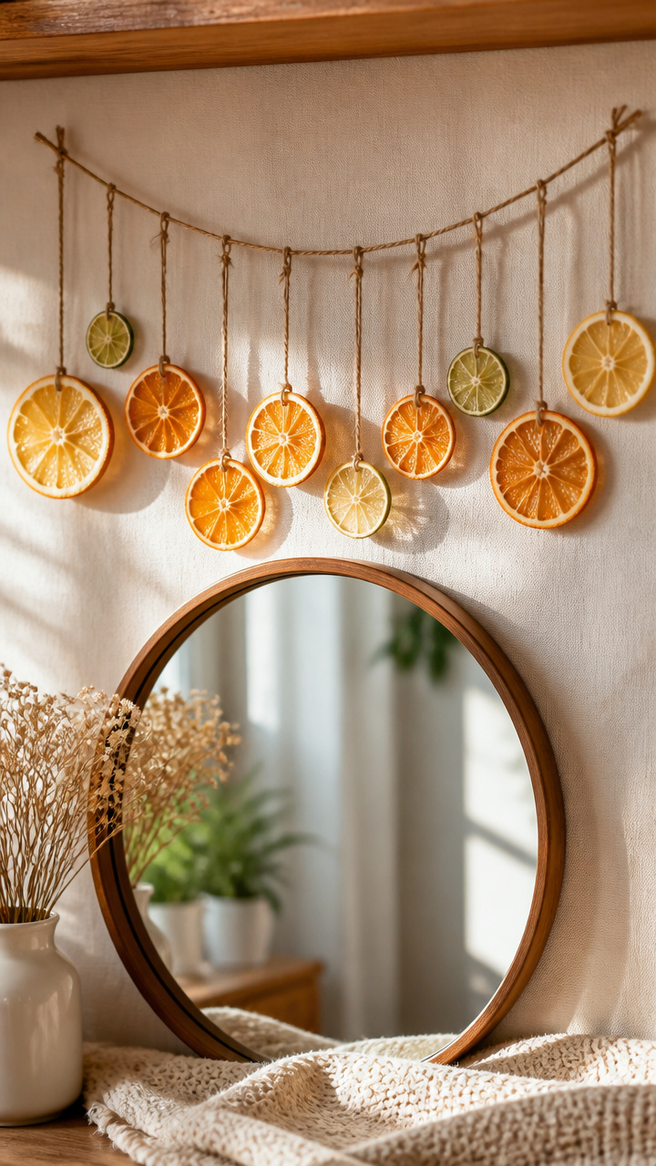 Hanging Dried Citrus Slices