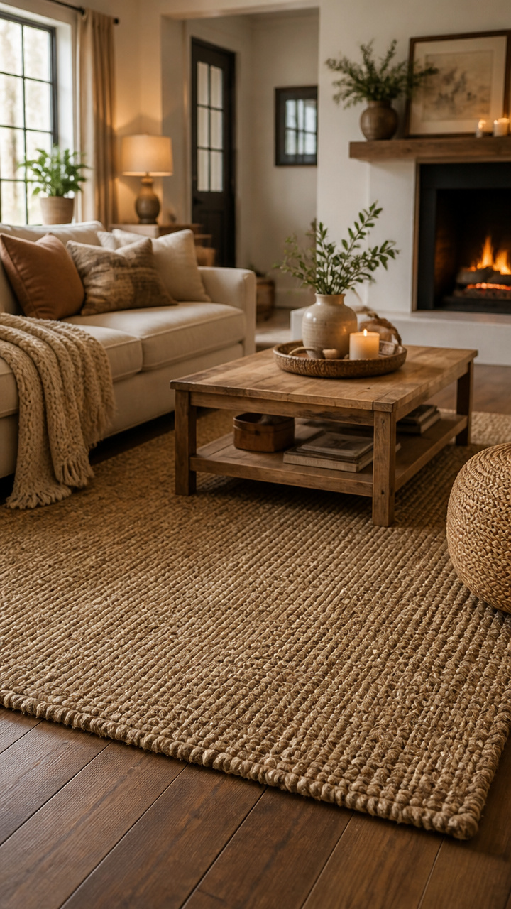 Use Rugs to Define and Warm Spaces