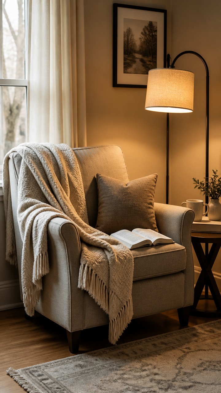 Create a Reading Nook with a Floor Lamp