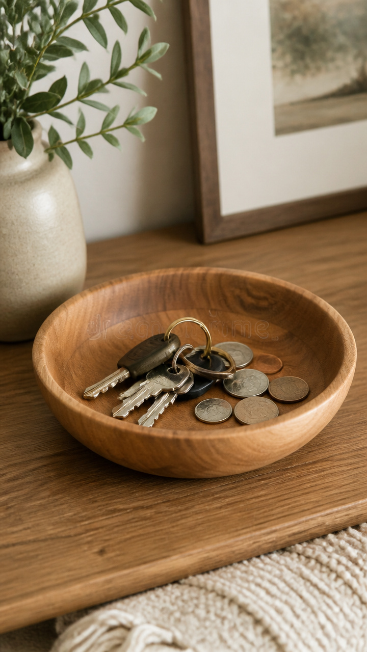 Use Wooden Bowls for Everyday Objects