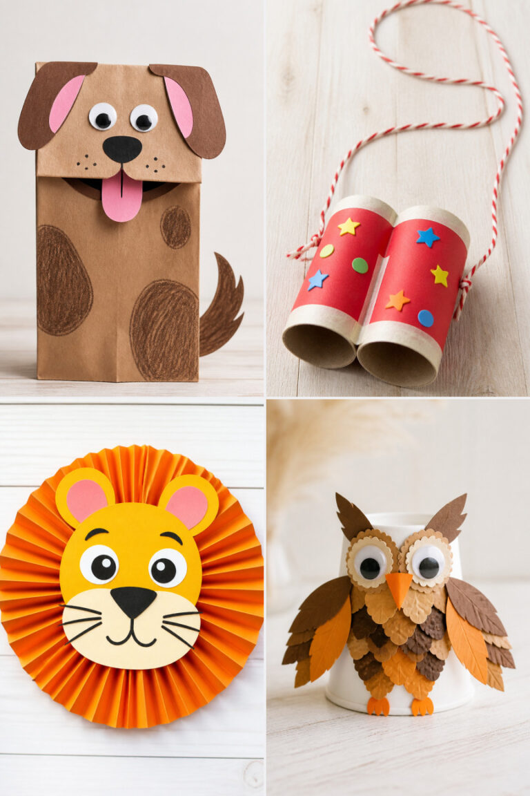 15 Creative Paper Crafts for Kids That Are Easy to Follow