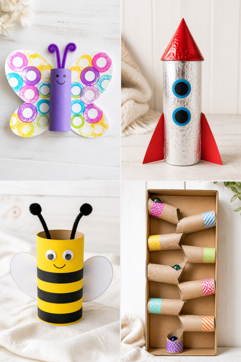 15 Creative Toilet Paper Roll Crafts for Kids to Make at Home