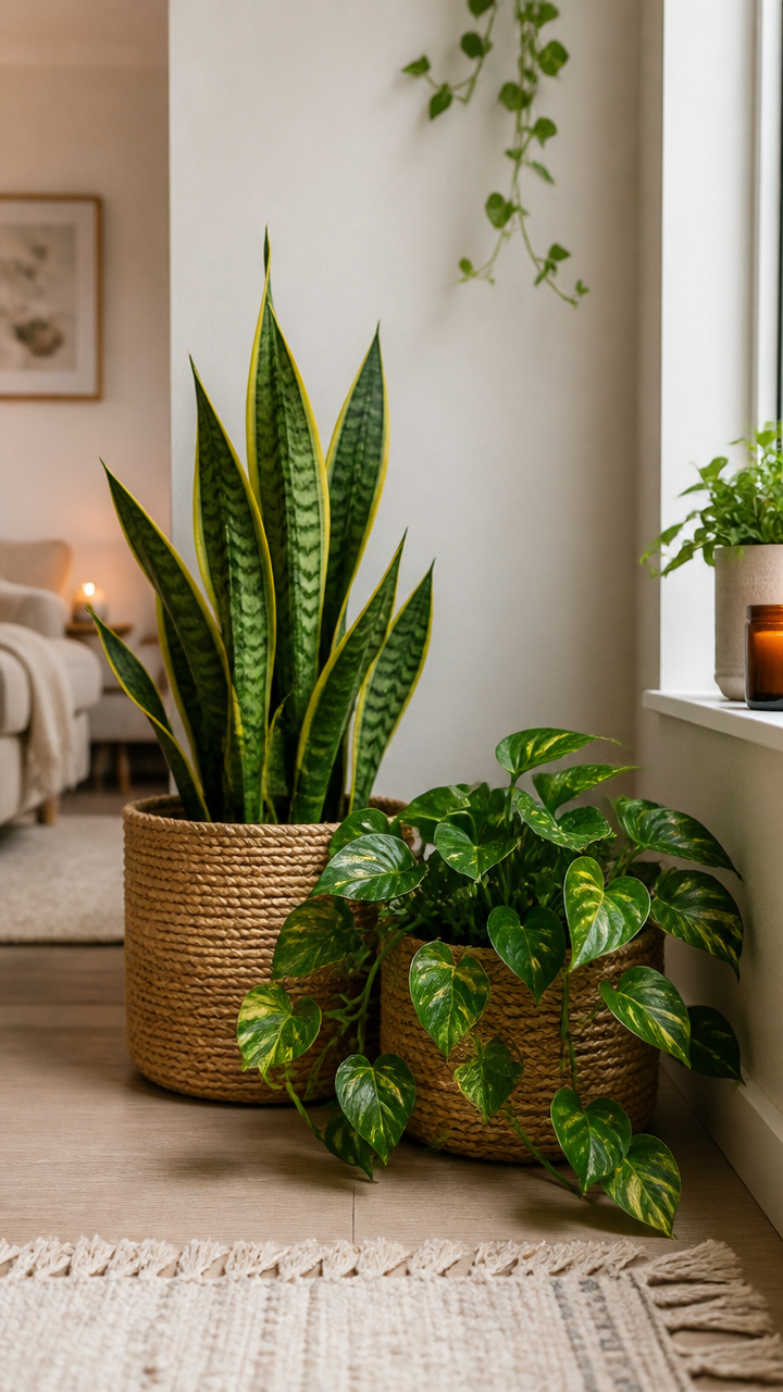 Bring in Greenery with Low-Light Indoor Plants