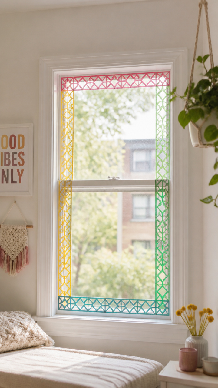 Use Decorative Tape to Outline Windows or Doors