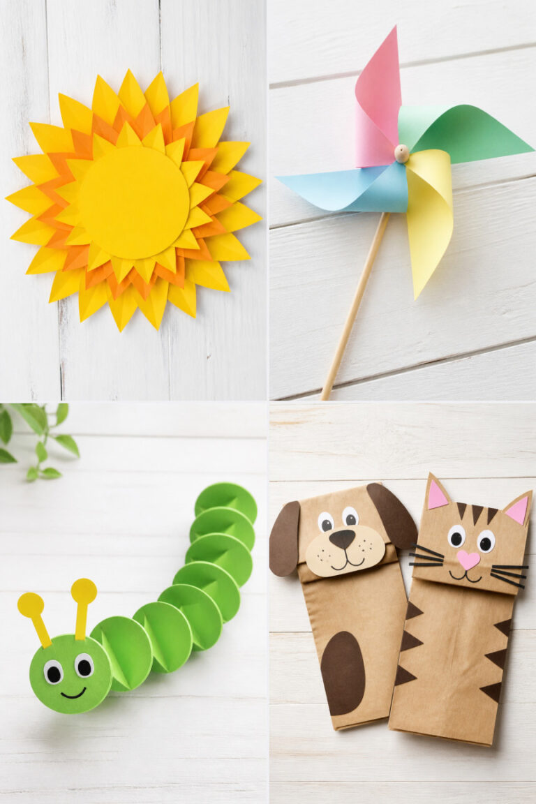 15 Easy Paper Folding Crafts for Kids to Make at Home