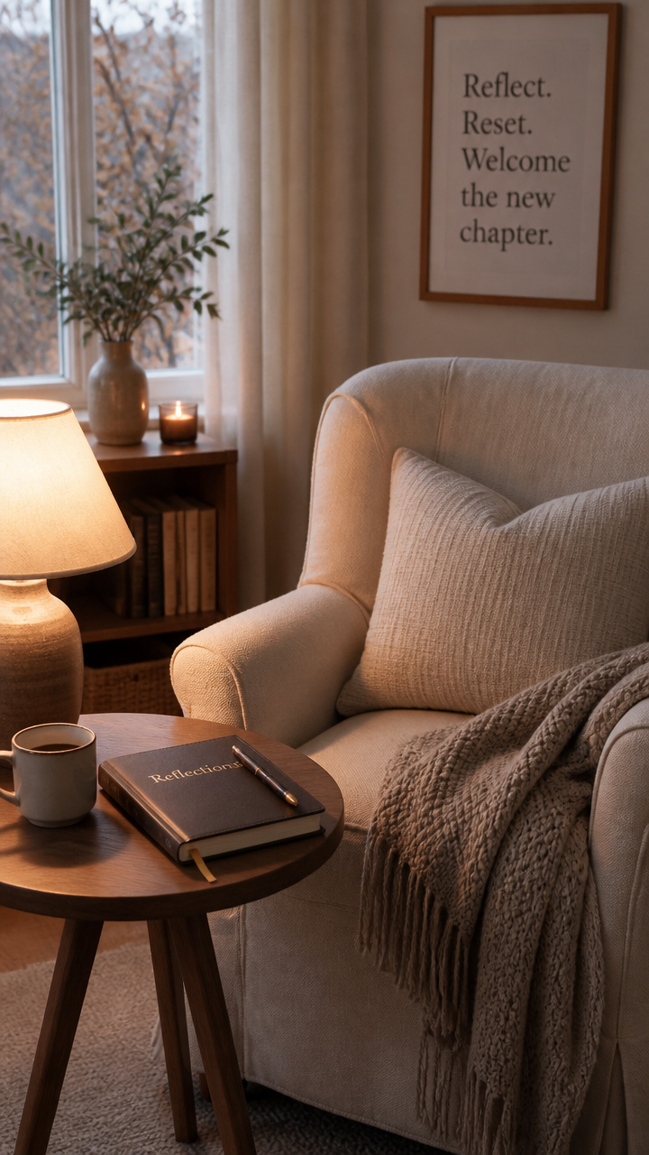 A Dedicated Reflection Nook with a Journal