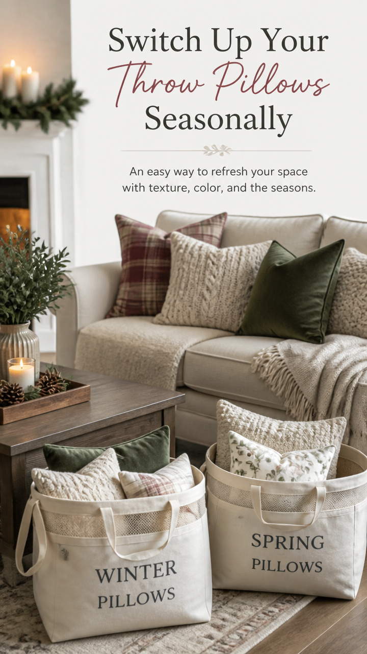 Switch Up Your Throw Pillows Seasonally