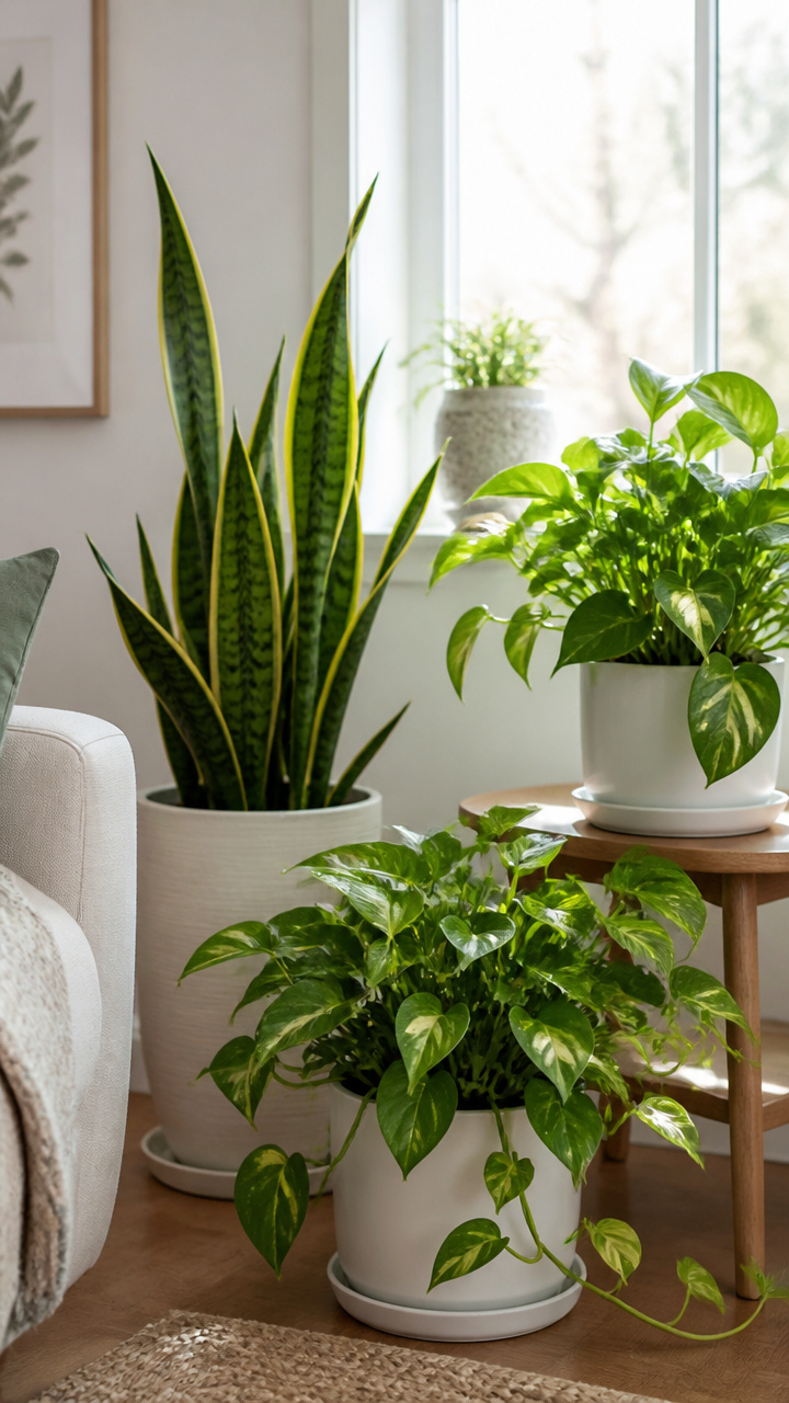 Bring in Live Plants That Thrive Indoors