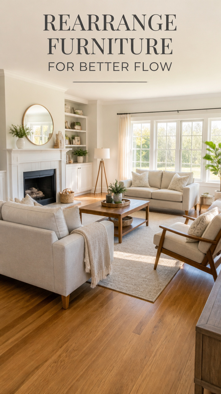 Rearrange Furniture for Better Flow