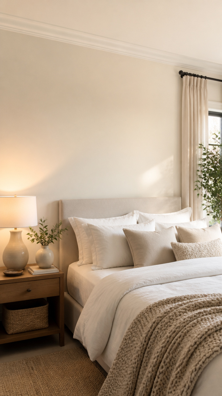 Paint an Accent Wall in Warm White