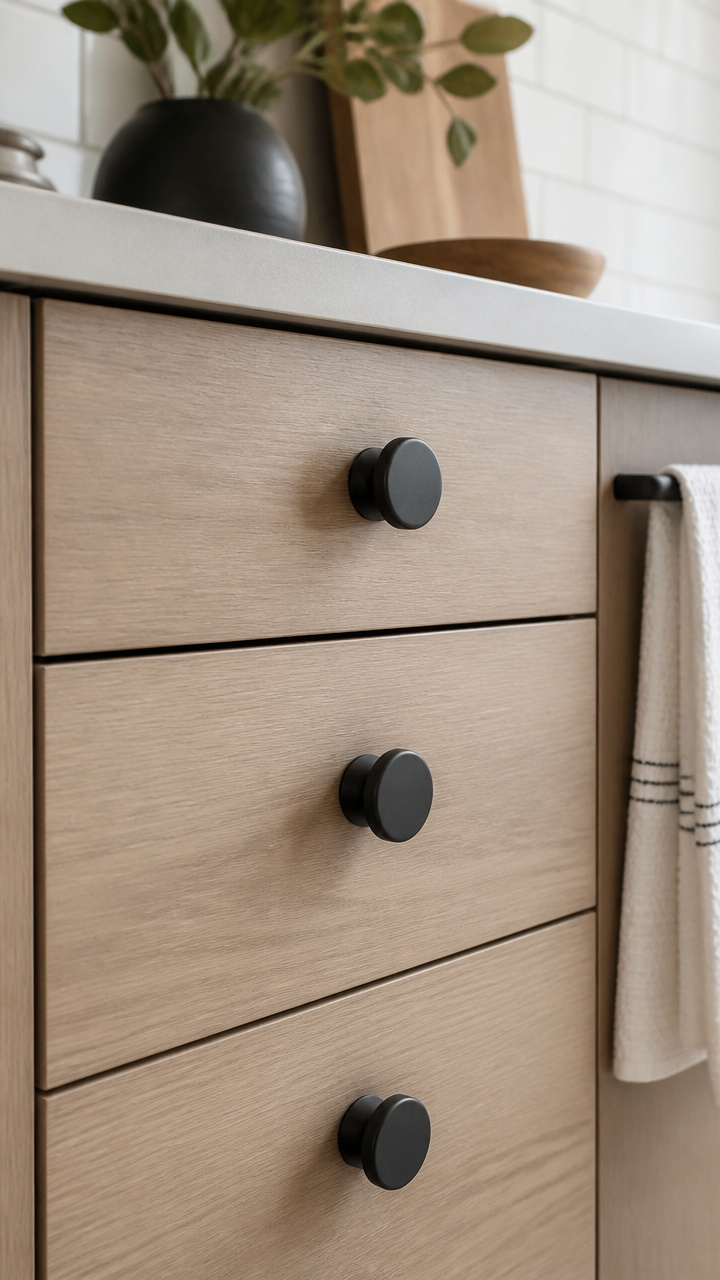 Switch Out Knobs for Matte Metal