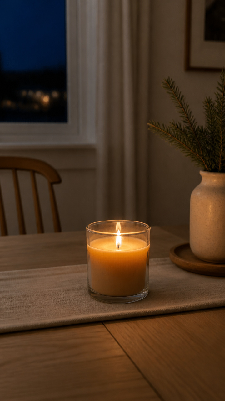 Light a Beeswax Candle Each Evening