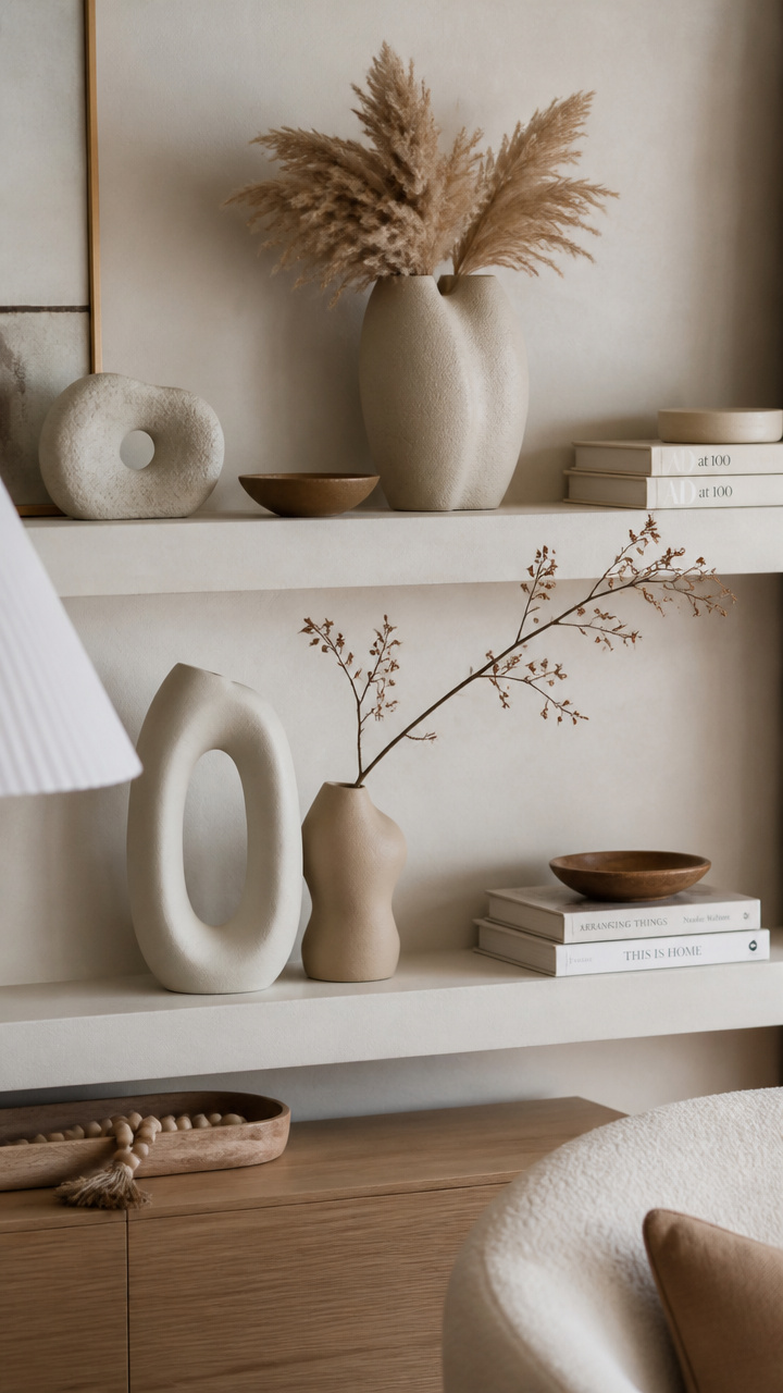 Use Ceramic Vases in Organic Shapes