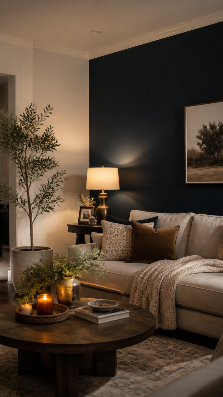 Paint One Wall a Deep, Moody Tone