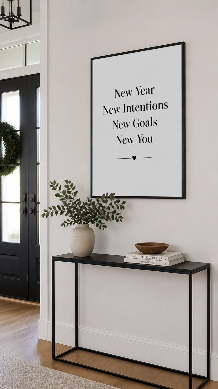 Frame Inspirational Quotes on Entryway Walls