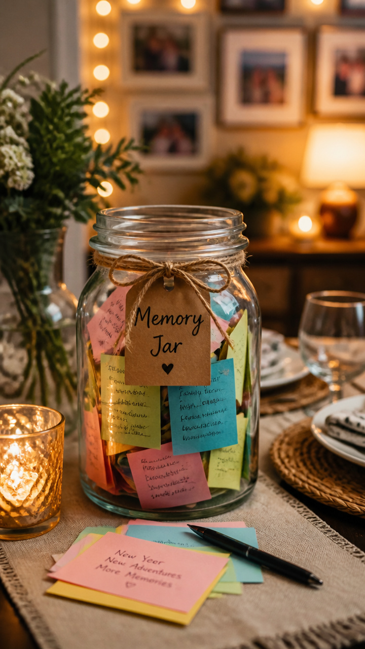 Display a Memory Jar on the Dining Table
