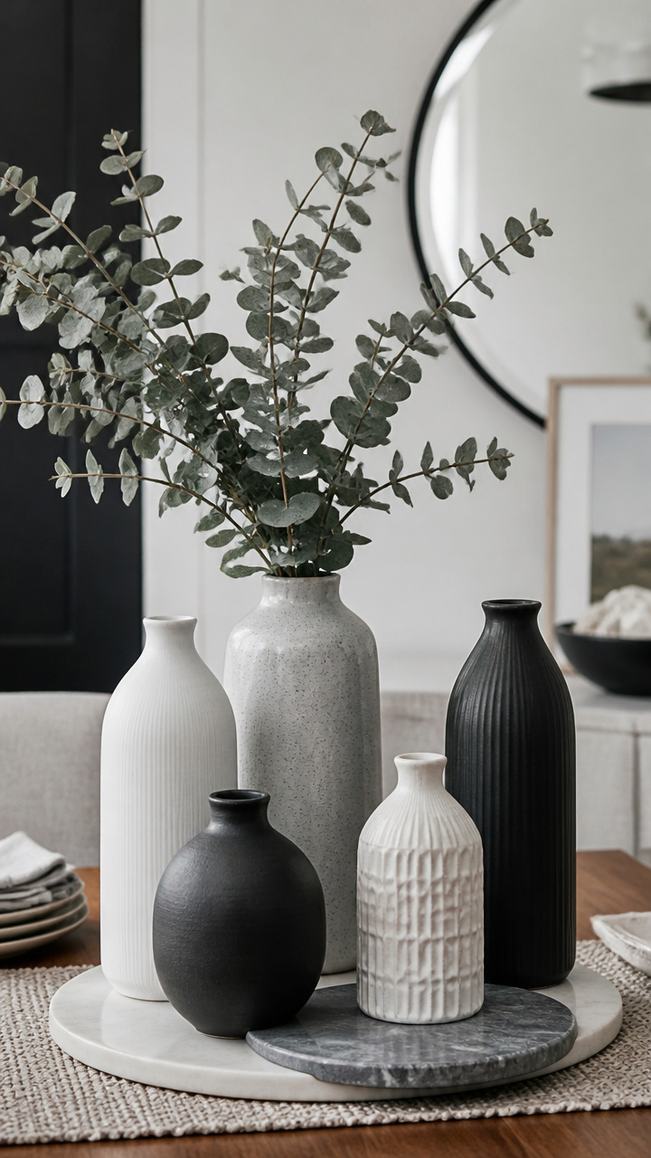 Introduce a Monochrome Vase Collection