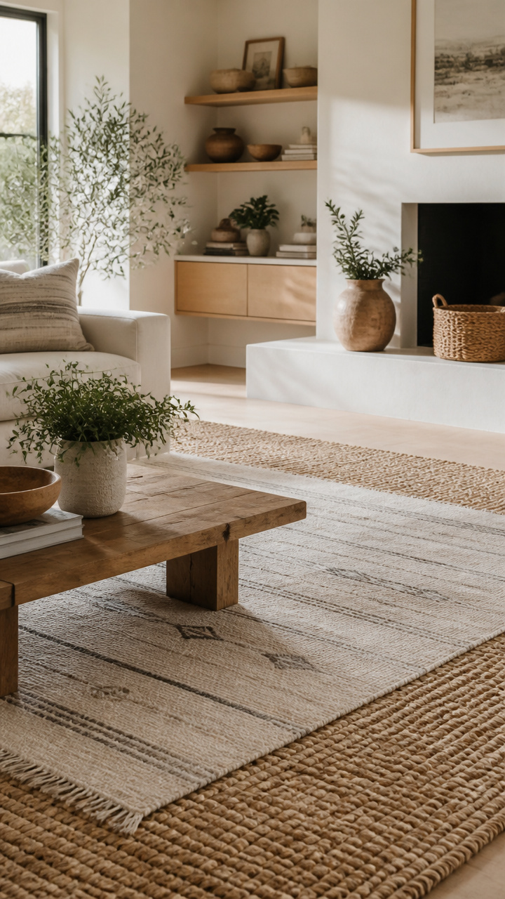 Layer in Natural Fiber Rugs