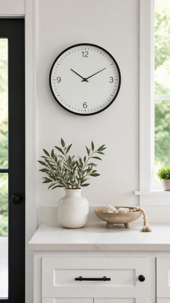Hang a Minimalist Wall Clock