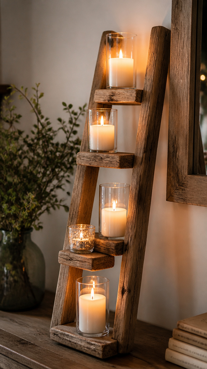 Build a Candle Ladder with Wood Scraps
