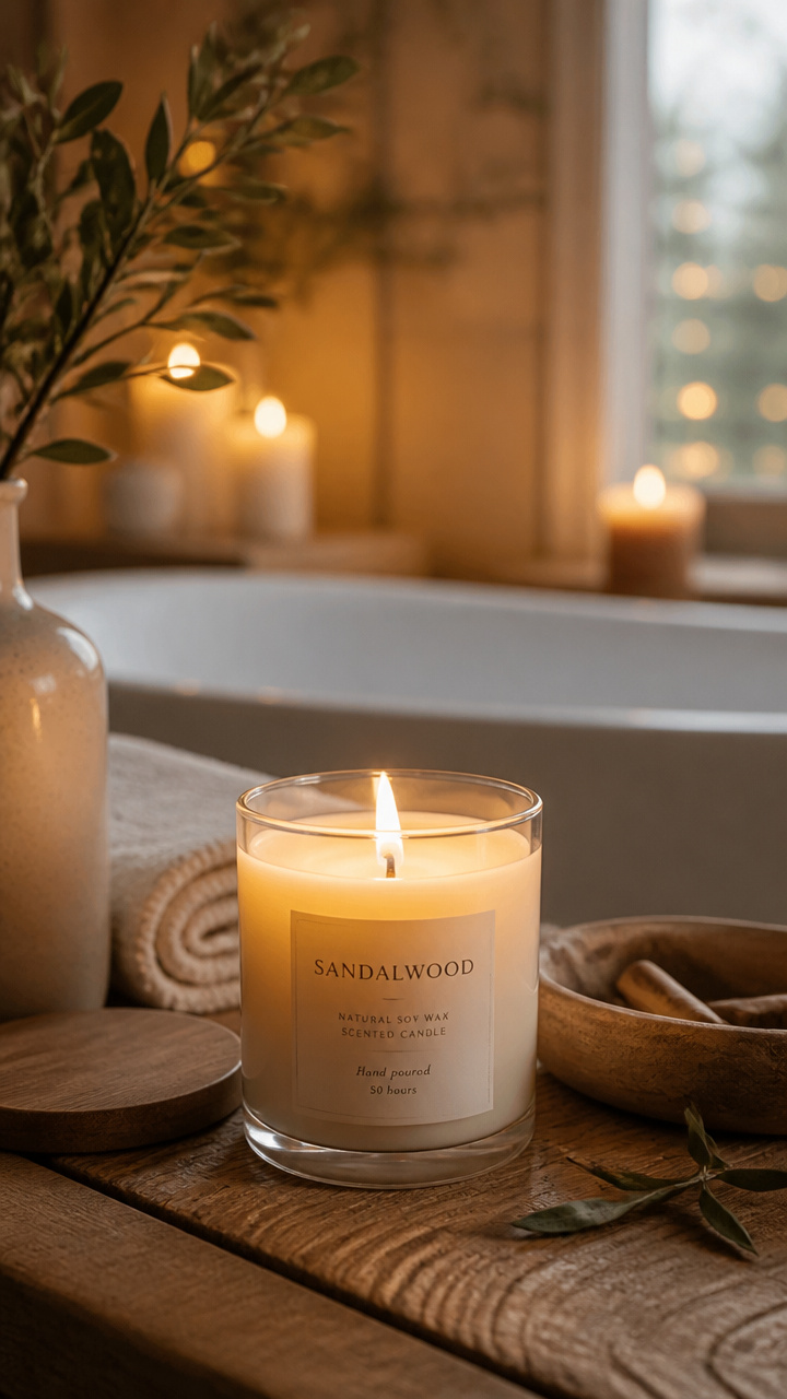 Use Scented Candles with Natural Wax