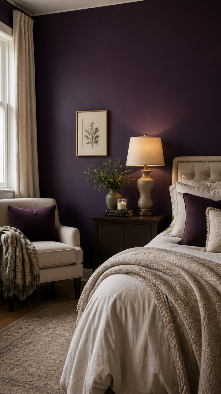 Paint One Wall a Deep Jewel Tone