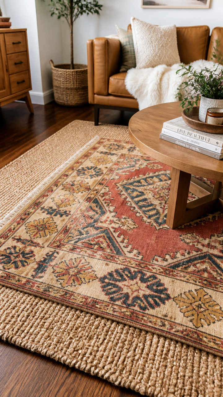 Layer Rugs for Warmth and Texture