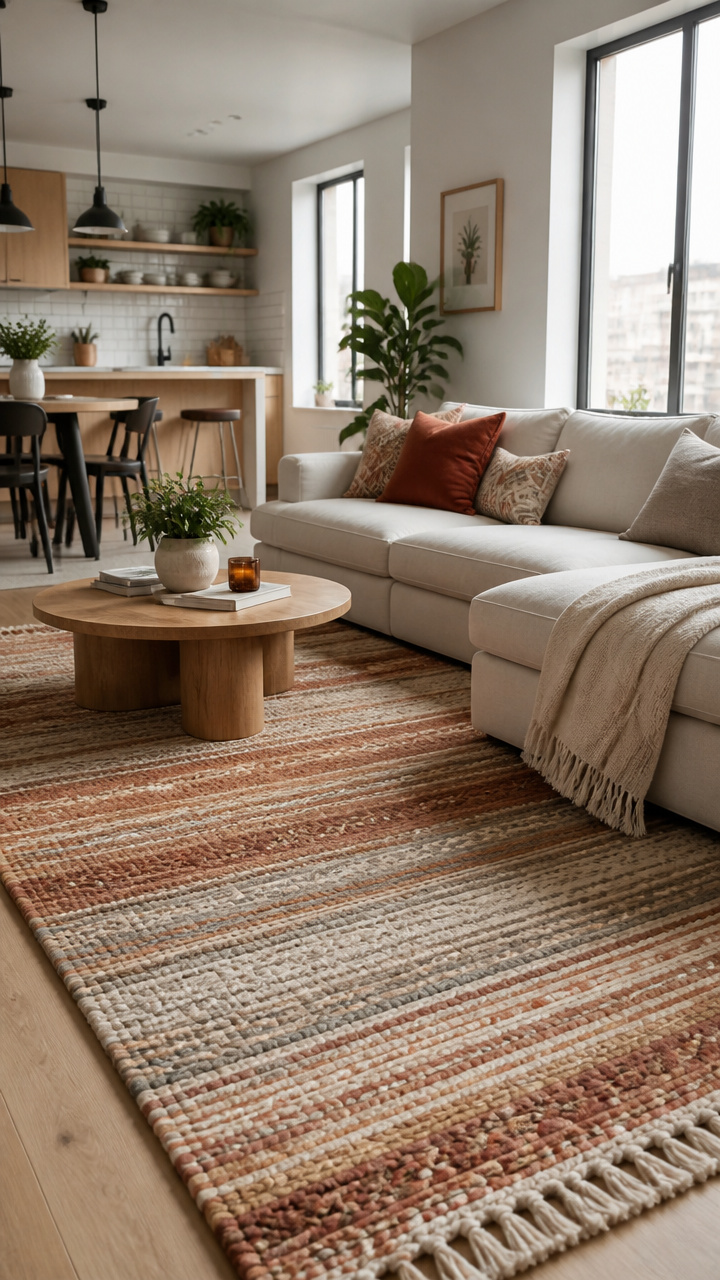 Swap Out Your Rug for One with Texture and Color