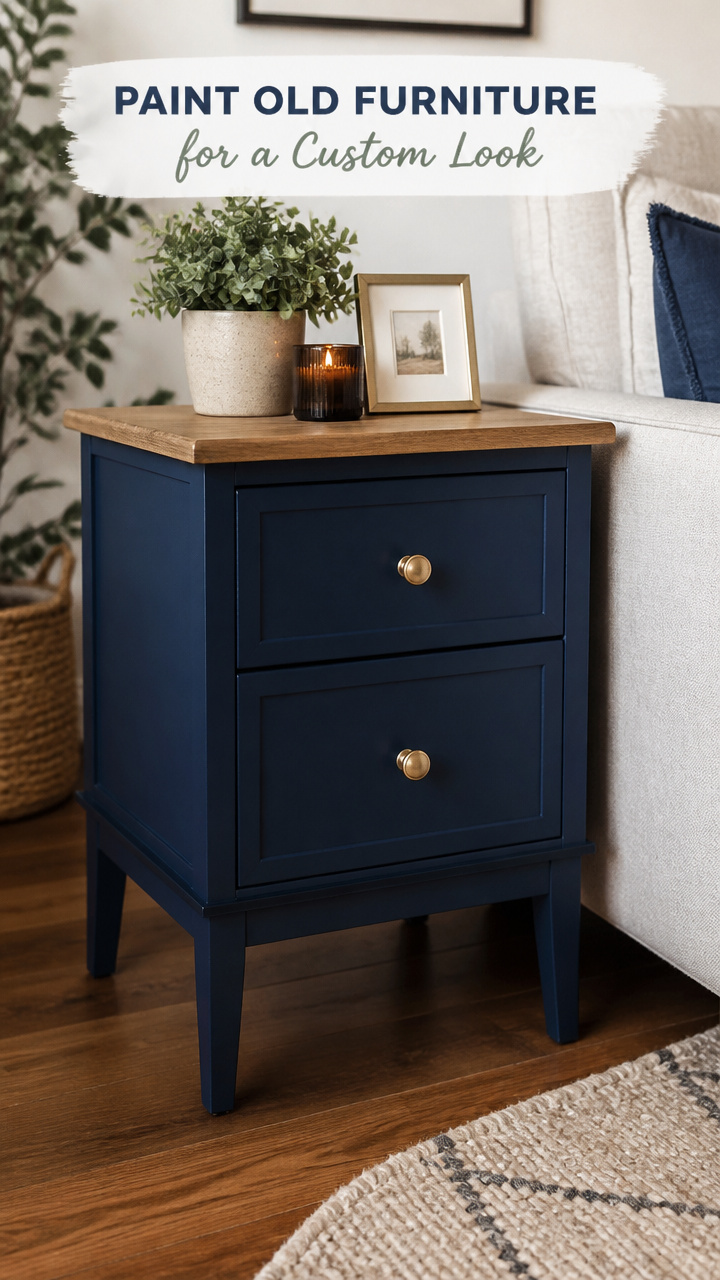 Paint Old Furniture for a Custom Look
