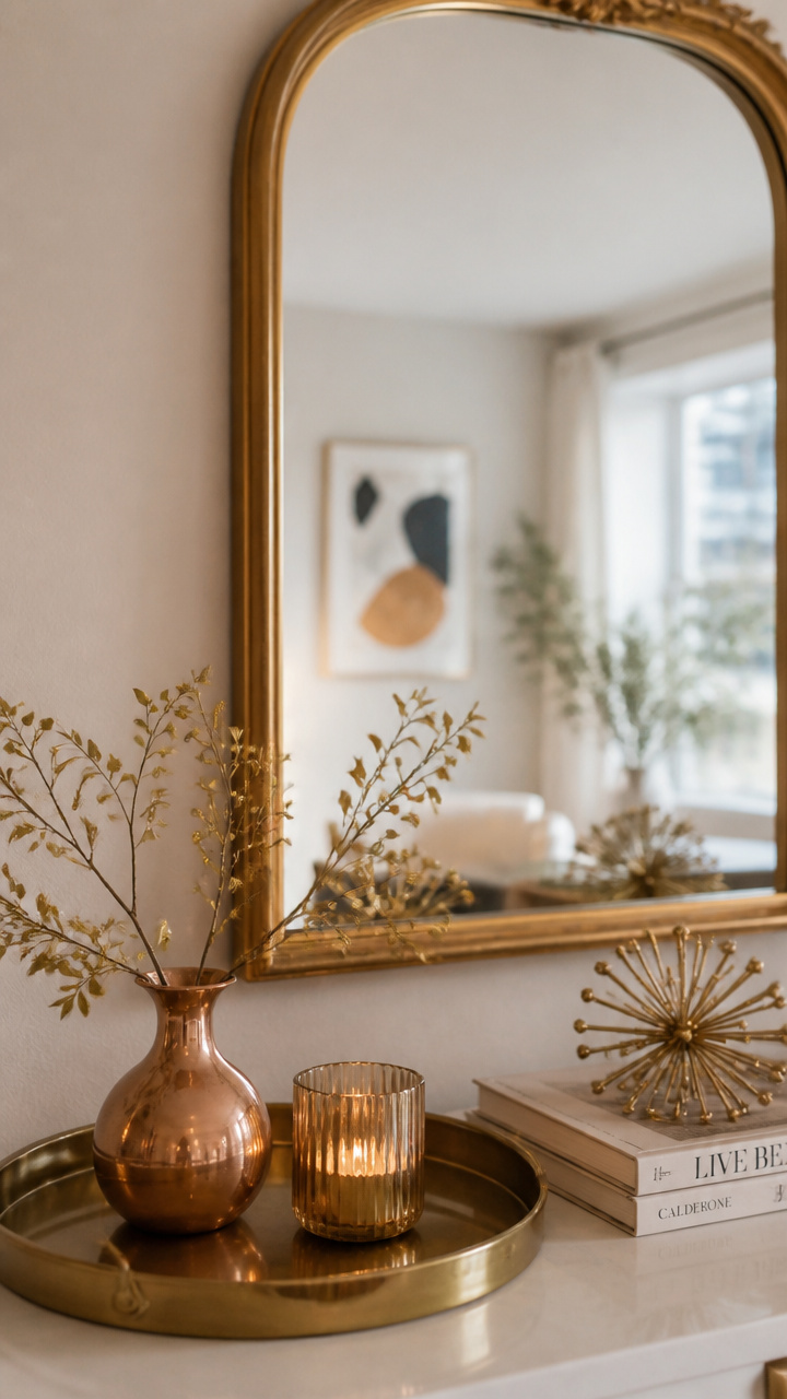 Incorporate Metallic Accents for Subtle Glamour