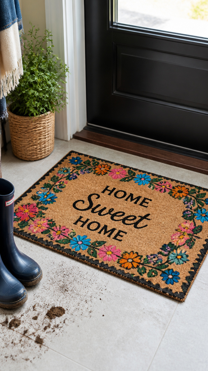 Refresh Your Entryway with a New Mat
