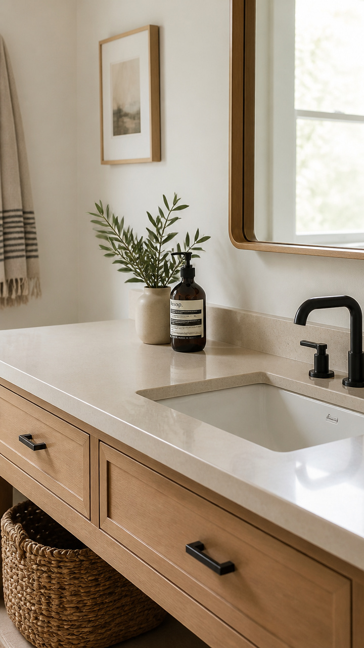 Clear Countertops in One Zone