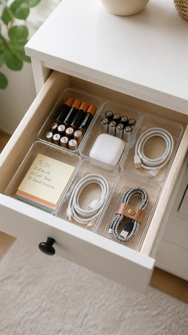 Declutter One Drawer Completely