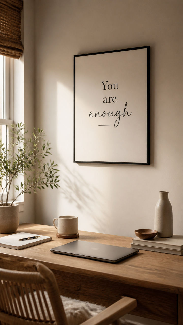 Frame Inspirational Quotes on Canvas
