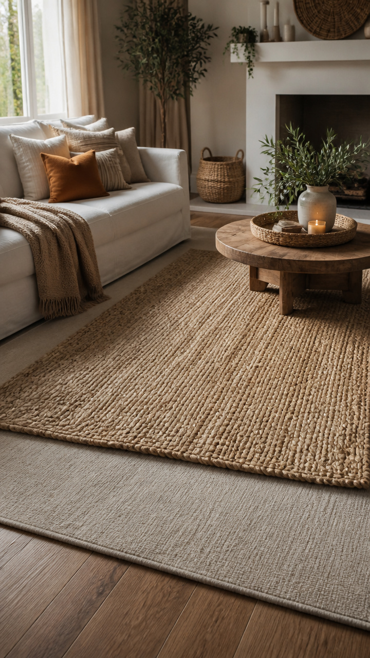 Layer Rugs for Texture and Warmth