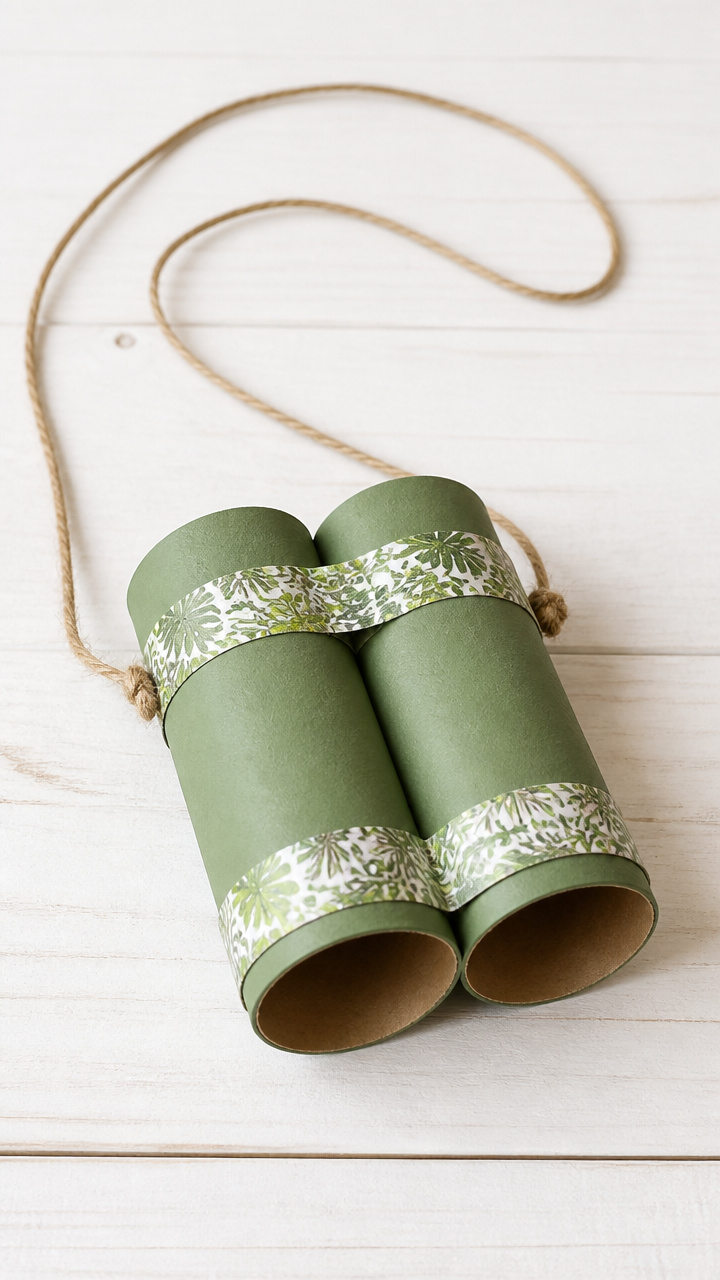 Cardboard Tube Binoculars