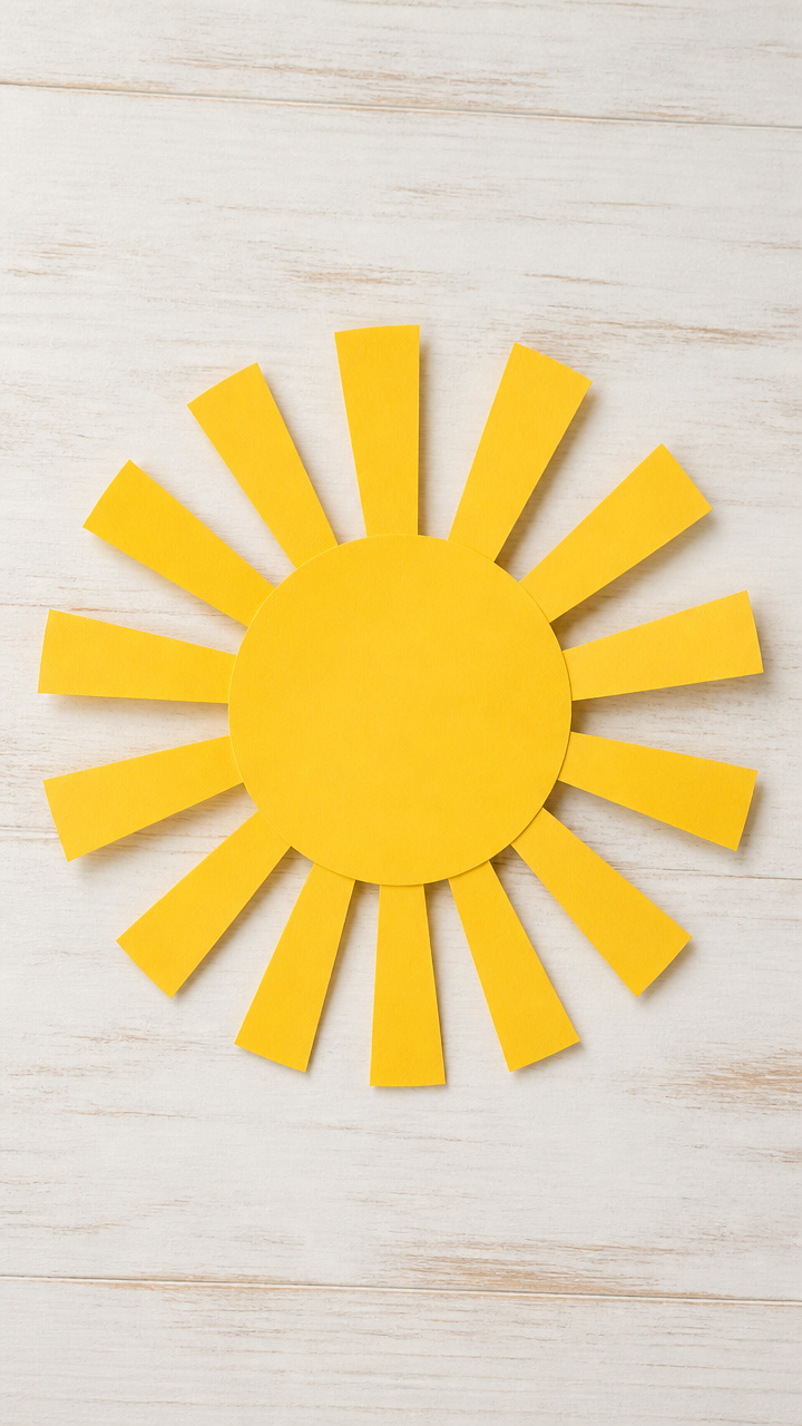 Cut-Out Sun Rays