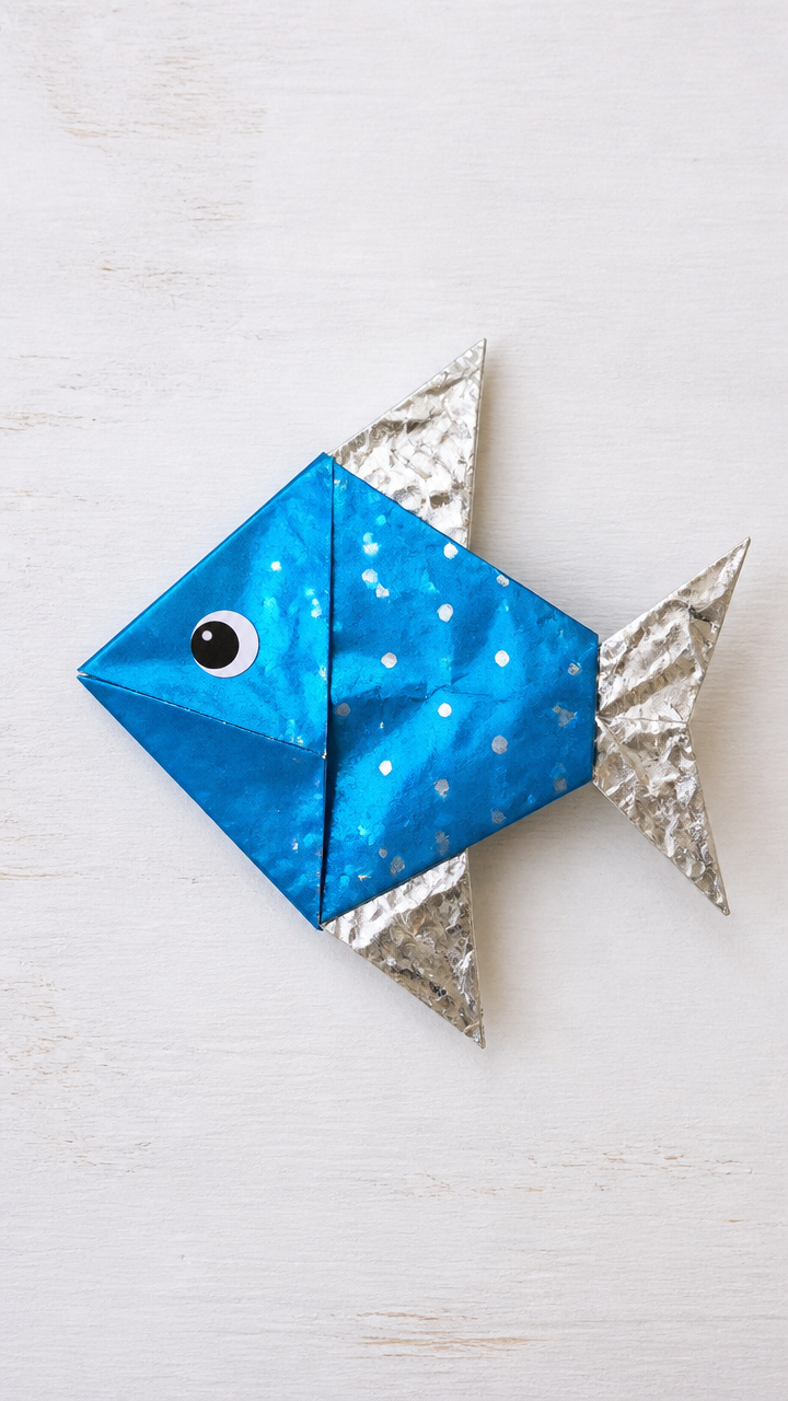 Foil-Backed Paper Fish