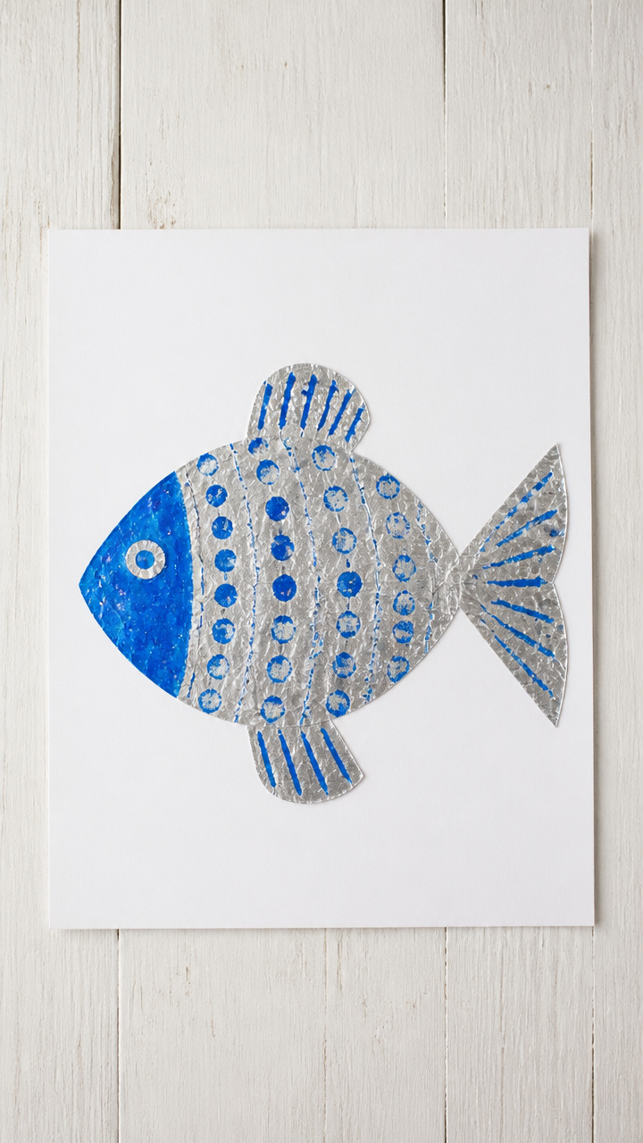 Foil Print Fish