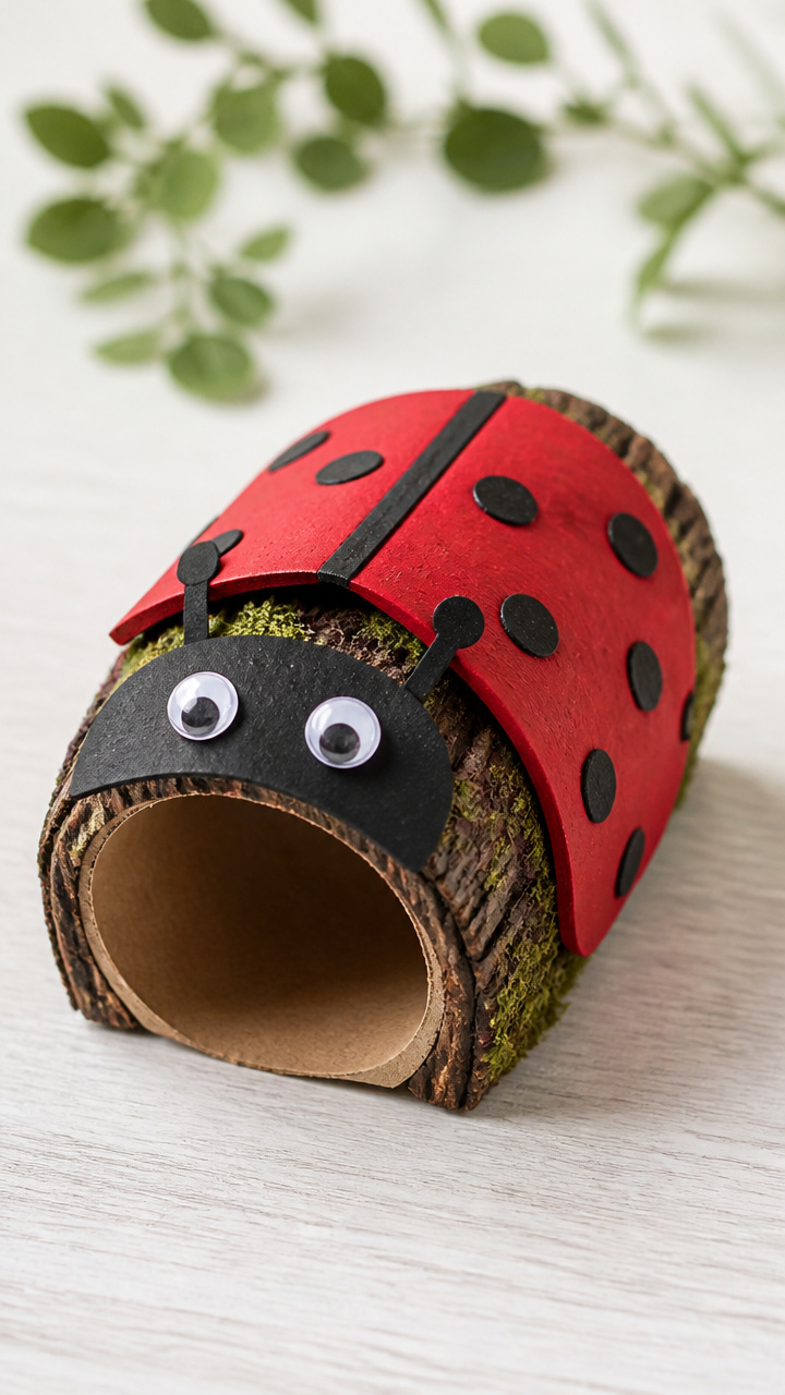 Ladybug Log Hideout