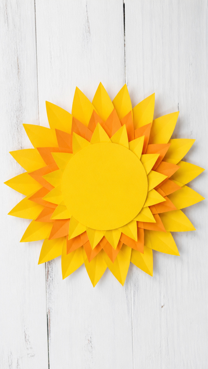 Layered Paper Sun