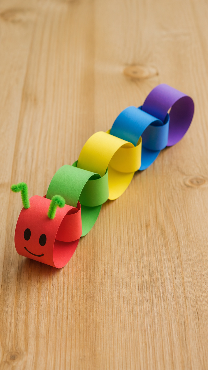 Paper Chain Caterpillar