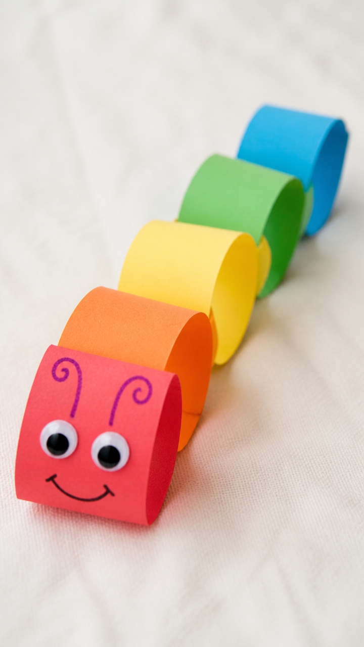 Paper Chain Caterpillar