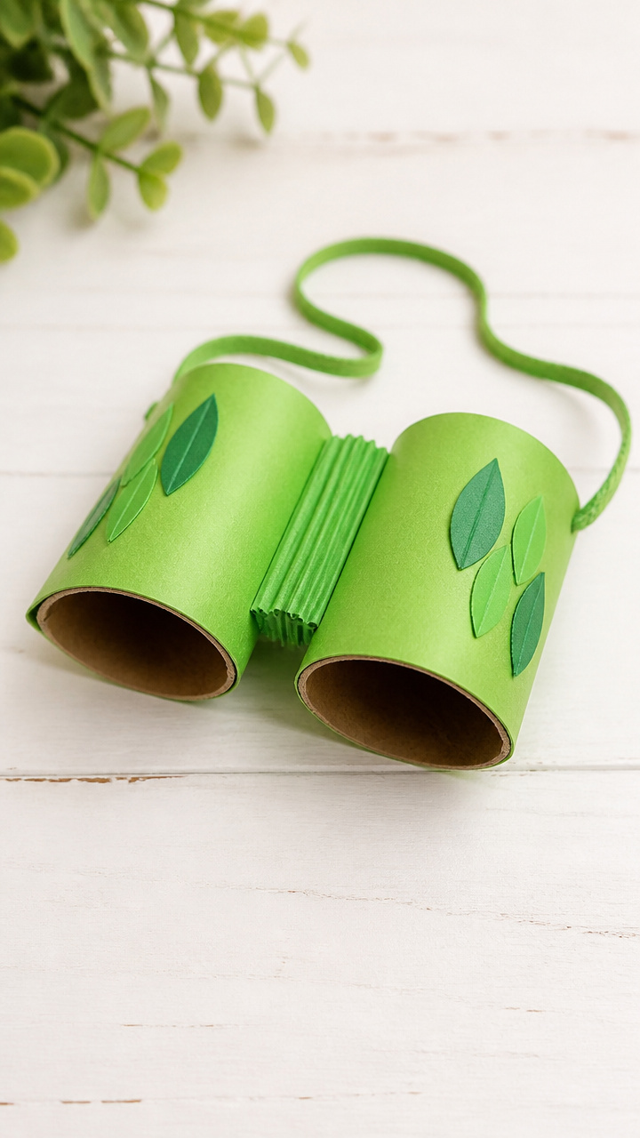 Paper Plate Binoculars