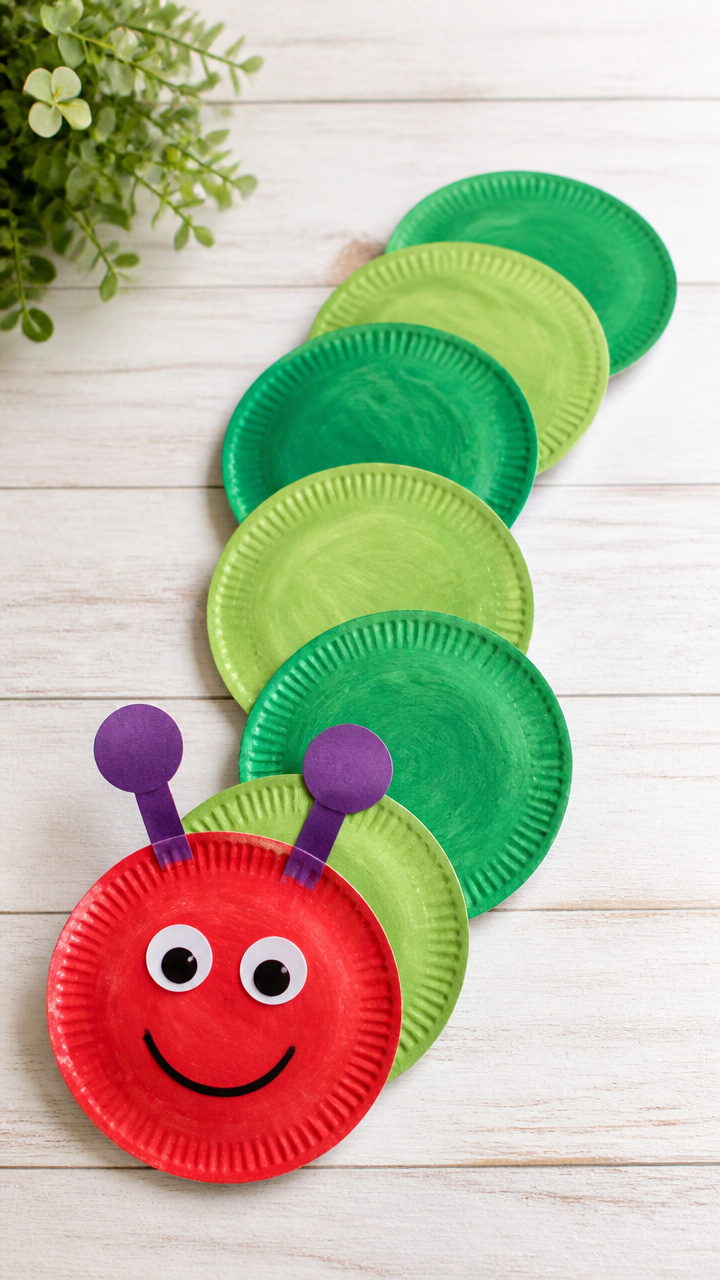 Paper Plate Caterpillar