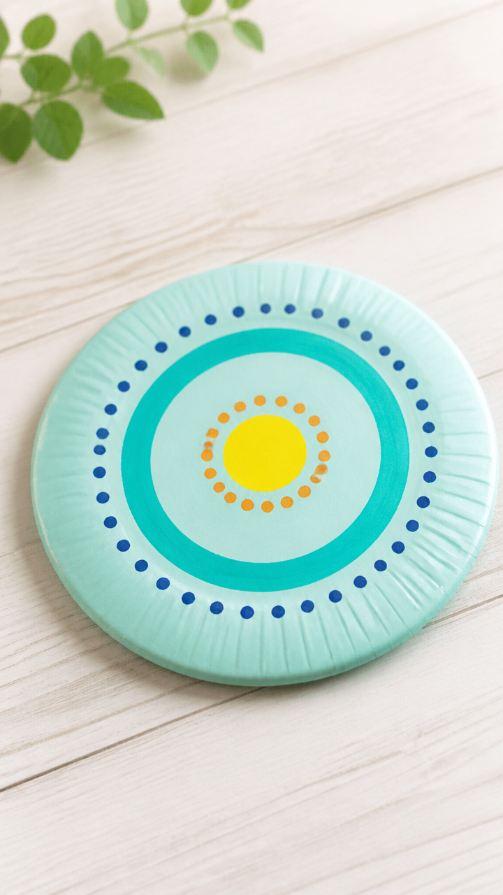 Paper Plate Flying Disc