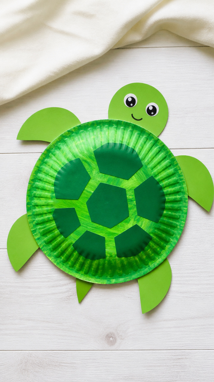 Paper Plate Turtle