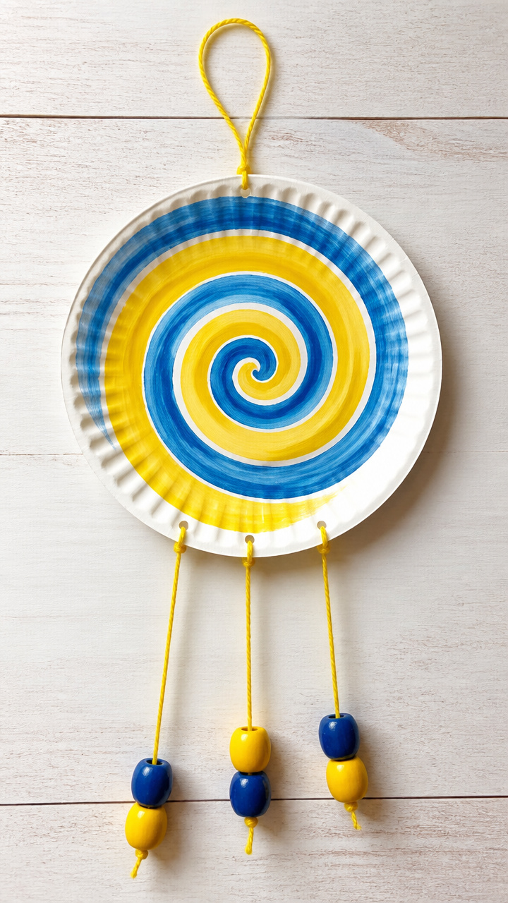 Paper Plate Wind Catcher