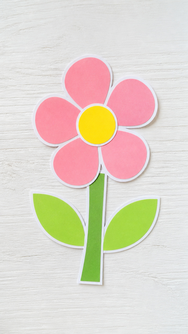 Sticker-Back Paper Shapes